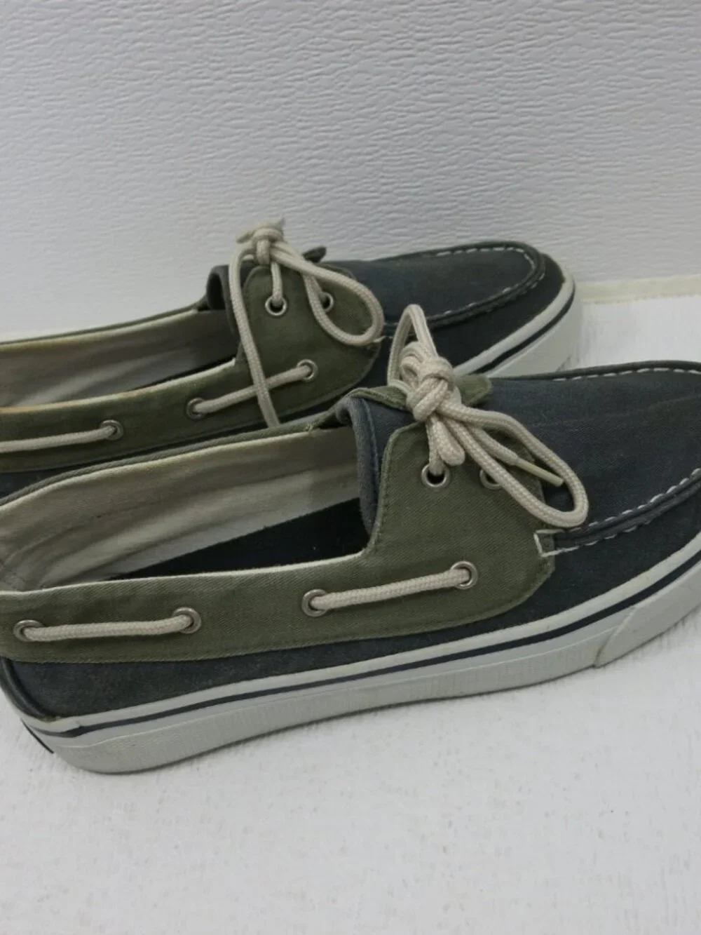 Dexter Two Tone Canvas Casual Boat Deck Shoes Men's Comfort Footwear Shoe Sz 8 M